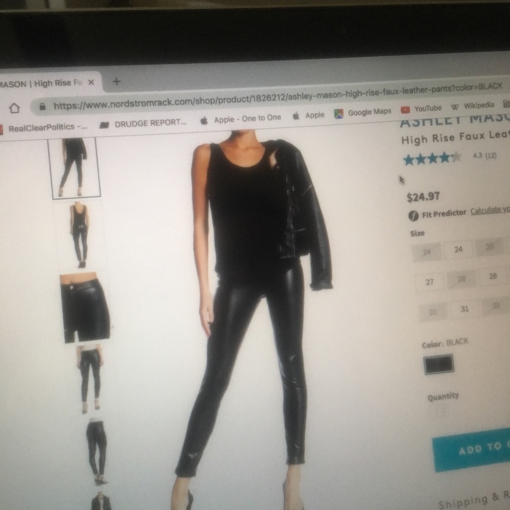 Black pleather